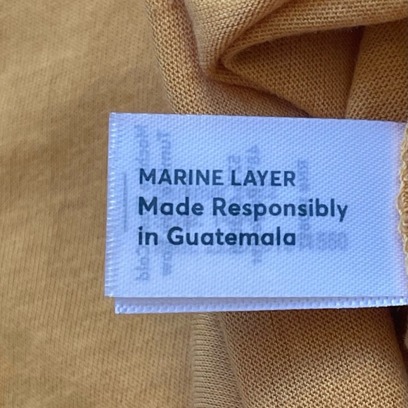 Marine Layer Women’s Short Sleeve Tee Shirt With Pocket Size Small NWOT - Picture 7 of 9